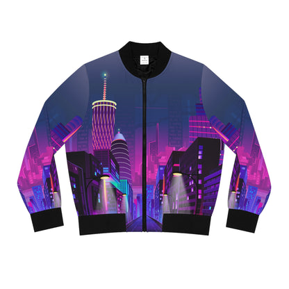 Neon City Women's Bomber Jacket