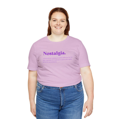 Nostalgia Unisex Jersey Short Sleeve Tee