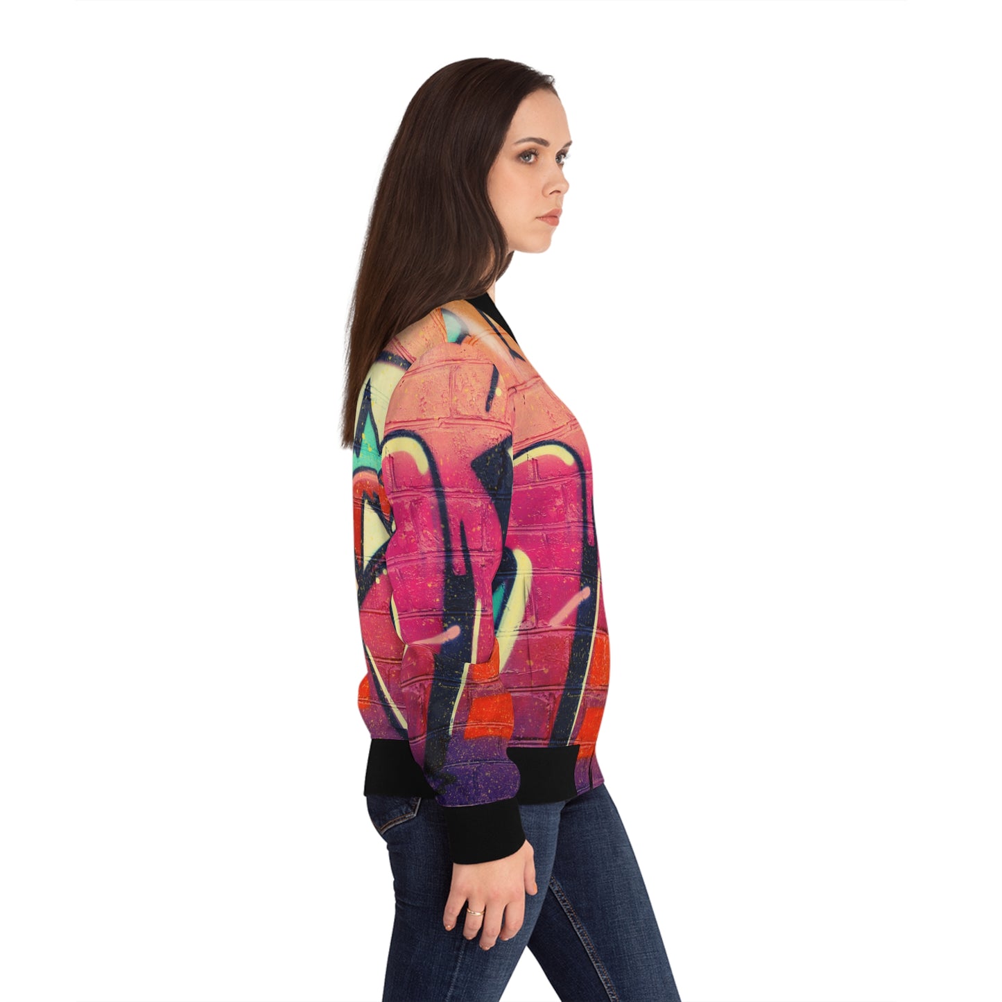 Street Art Women's Bomber Jacket (AOP)