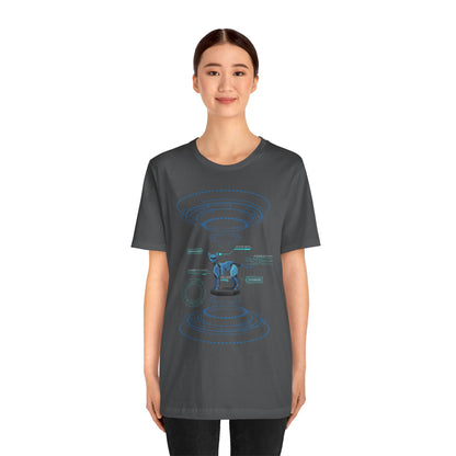 Mecha Kitty Unisex Jersey Short Sleeve Tee