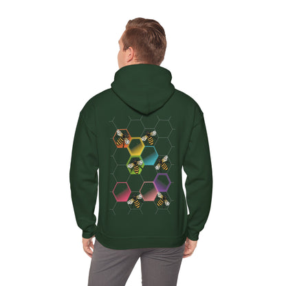 Disco Bees Unisex Heavy Blend™ Hooded Sweatshirt