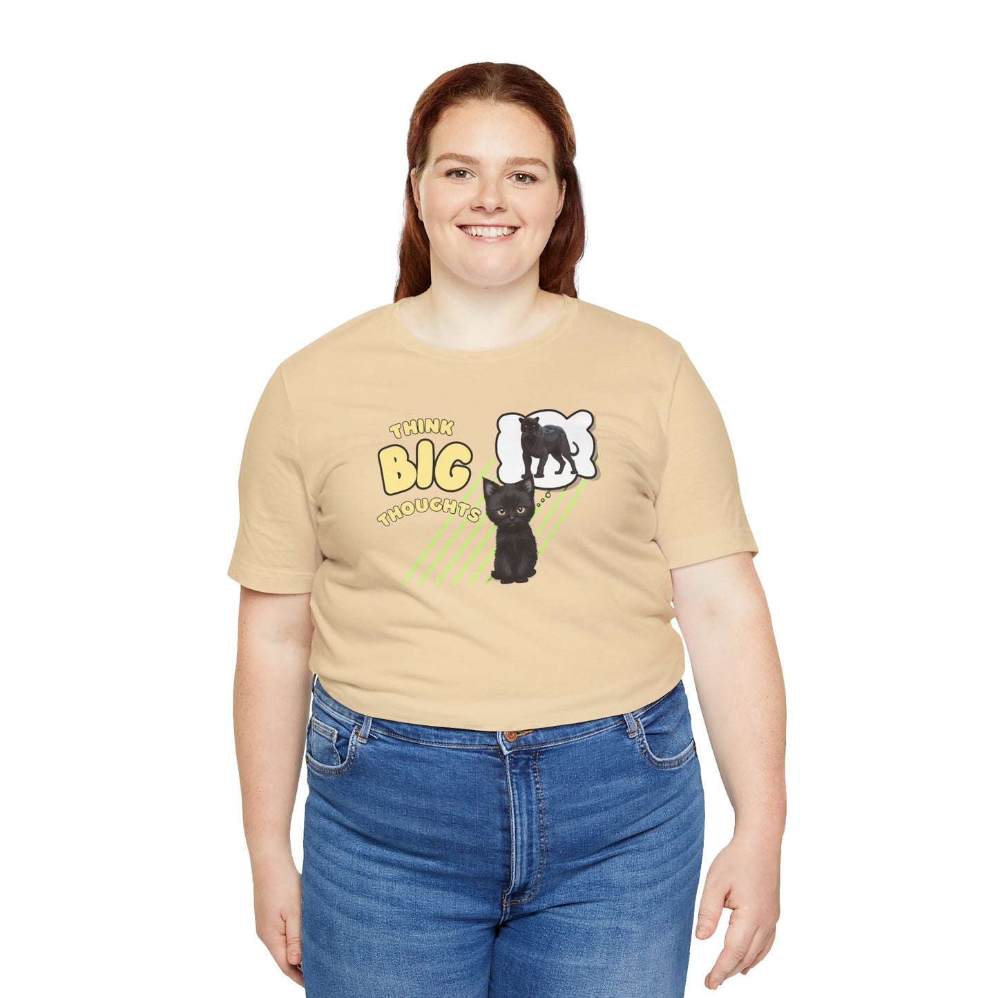 Think Big Thoughts Unisex Jersey Short Sleeve Tee