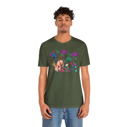 Octopi Ferris Wheel Unisex Jersey Short Sleeve Tee