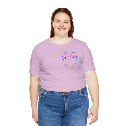 Neon Happy Face Unisex Jersey Short Sleeve Tee