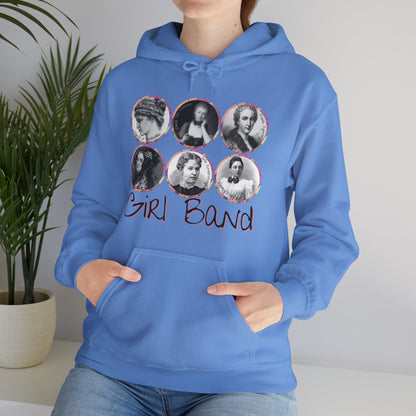 Girl Band - Famous Female Scientists Unisex Heavy Blend™ Hooded Sweatshirt