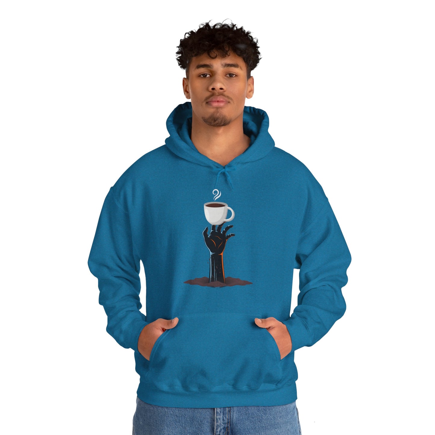 Coffee is Life Unisex Heavy Blend™ Hooded Sweatshirt