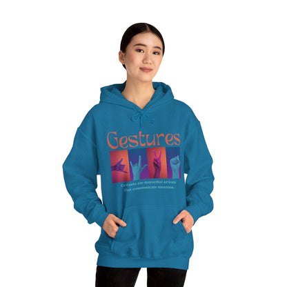 Gestures Unisex Heavy Blend™ Hooded Sweatshirt