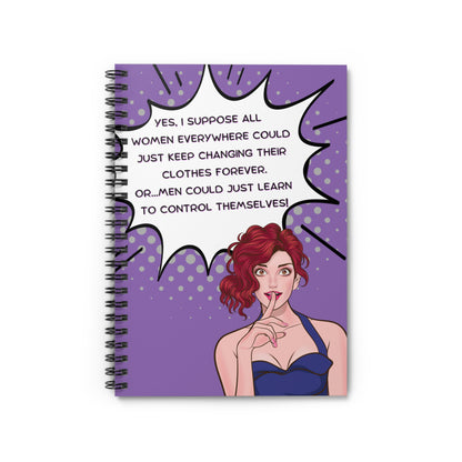 Snarky Ladies #10 Spiral Notebook - Ruled Line