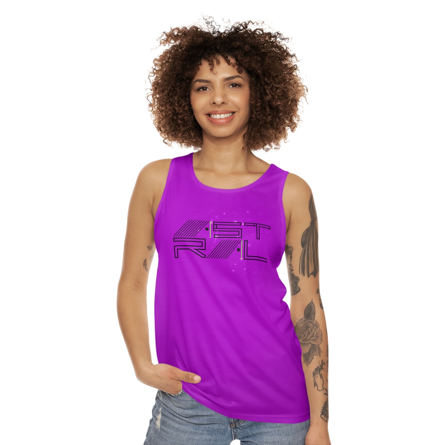 Astral (B) Unisex Tank Top (AOP)