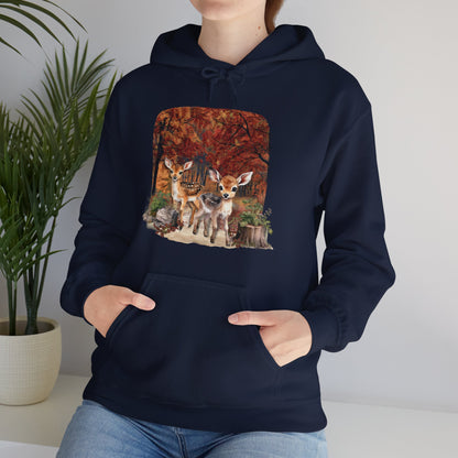 Autumn Fawns Unisex Heavy Blend™ Hooded Sweatshirt