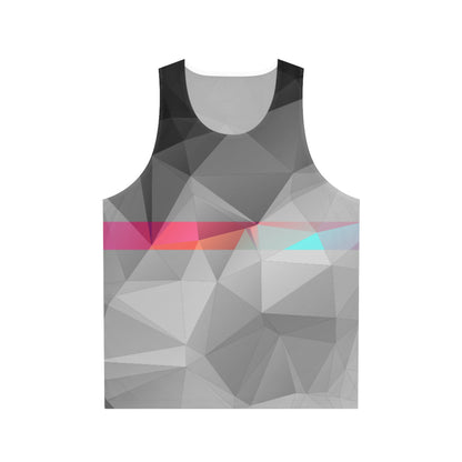 Polygon Contrast Unisex Tank Top (AOP)