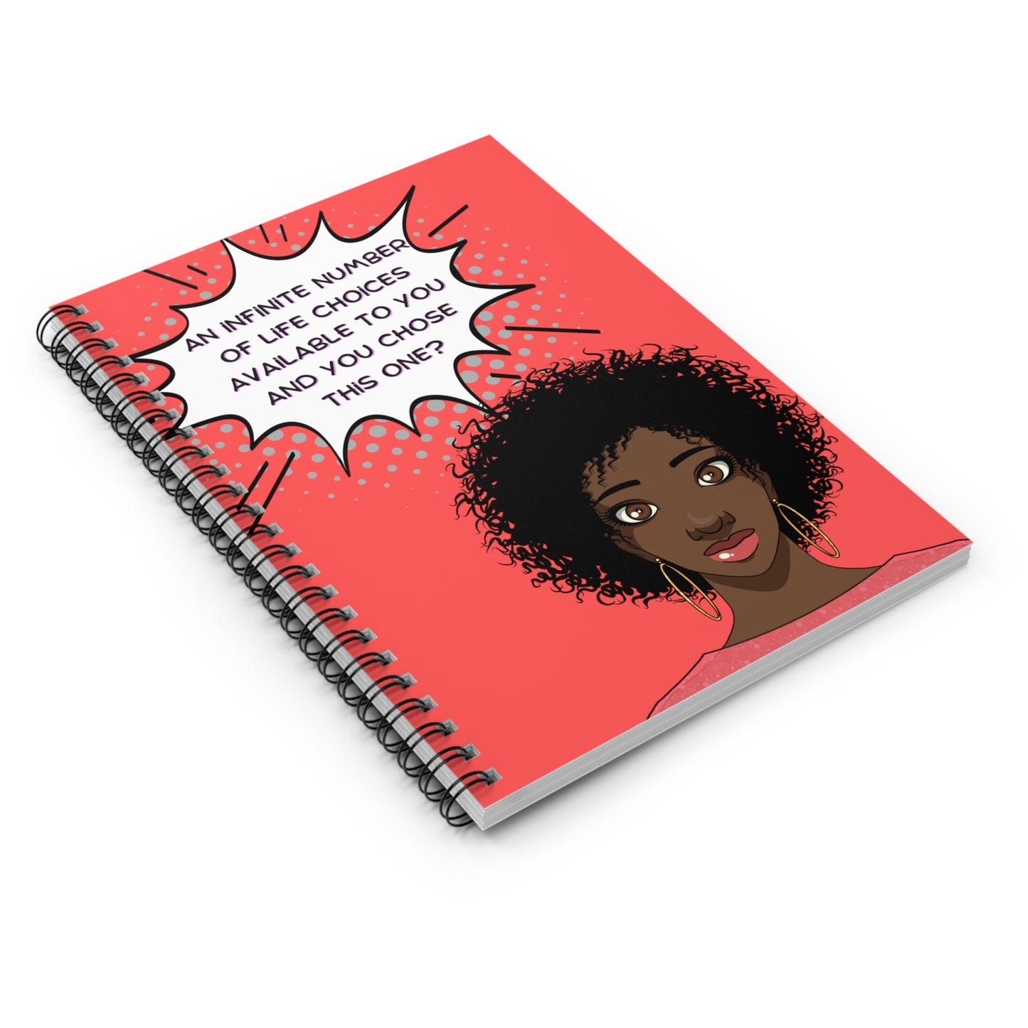 Snarky Ladies #3 Spiral Notebook - Ruled Line