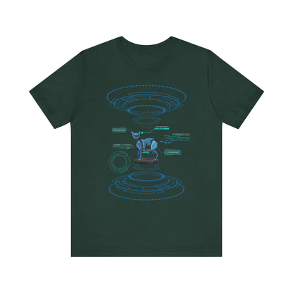 Mecha Kitty Unisex Jersey Short Sleeve Tee