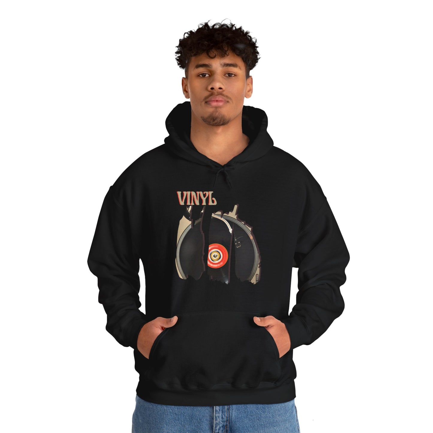 Vinyl Unisex Heavy Blend™ Hooded Sweatshirt