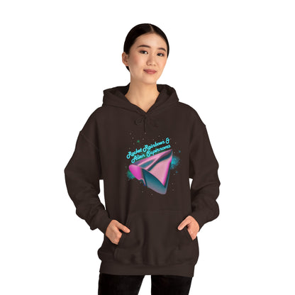 Rocket Rainbows & Alien Supernovas Unisex Heavy Blend™ Hooded Sweatshirt