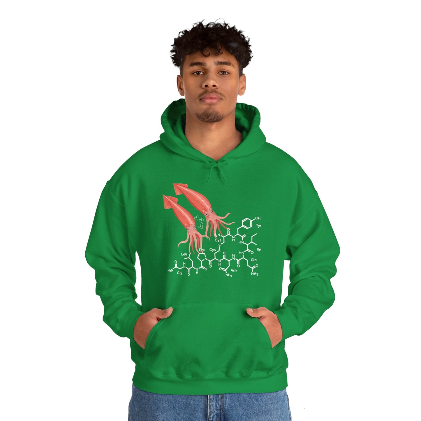 Squid Love - Oxytocin Unisex Heavy Blend™ Hooded Sweatshirt