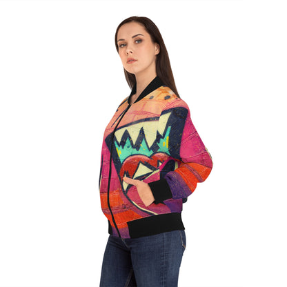 Street Art Women's Bomber Jacket (AOP)