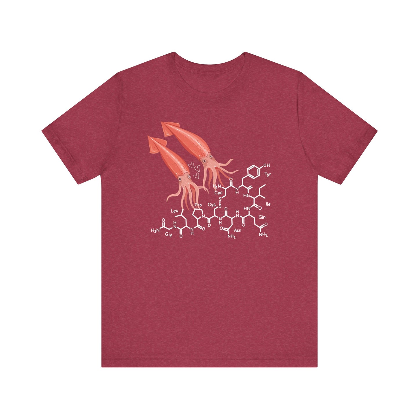 Oxytocin - Squid in Love Unisex Jersey Short Sleeve Tee