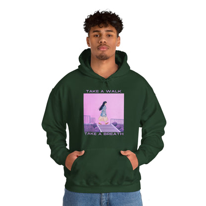 Take A Walk, Take A Breath Unisex Heavy Blend™ Hooded Sweatshirt