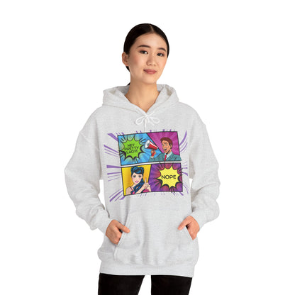 Nope 1 - Pop Art Unisex Heavy Blend™ Hooded Sweatshirt