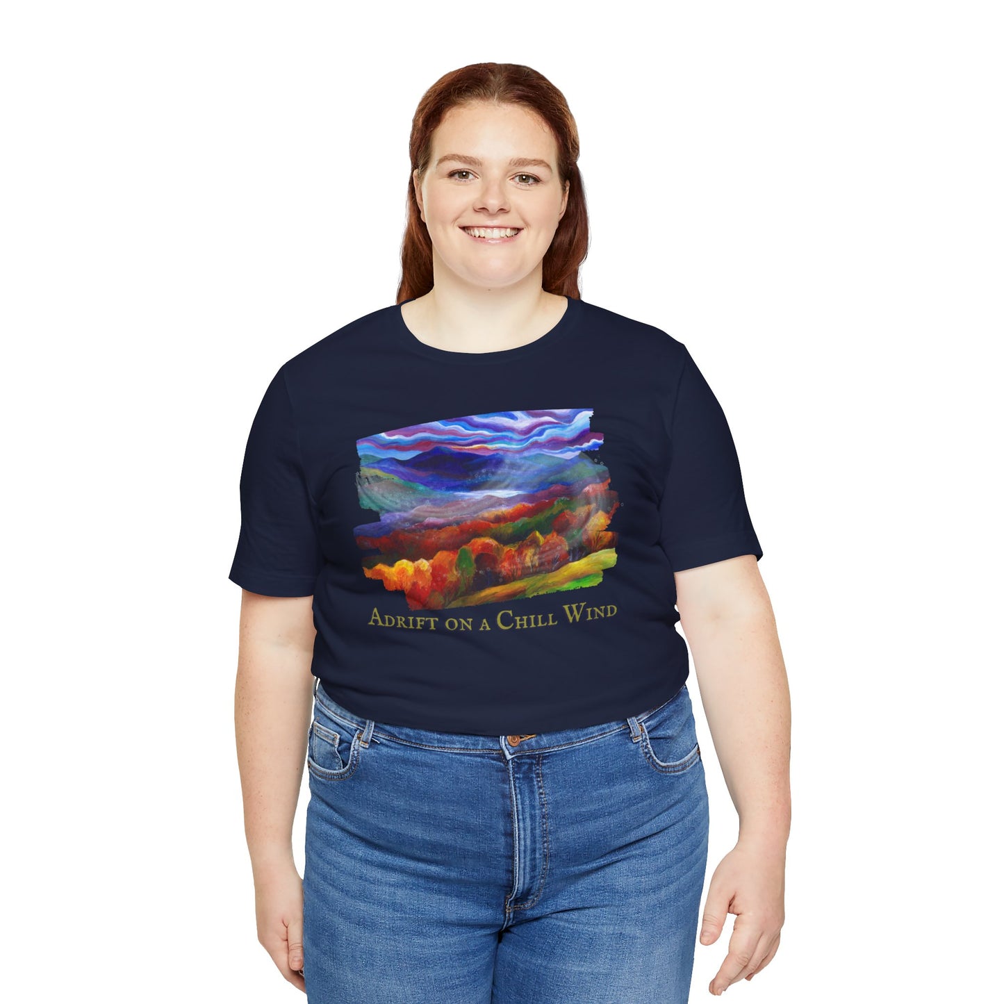 Adrift on a Chill Wind Unisex Jersey Short Sleeve Tee