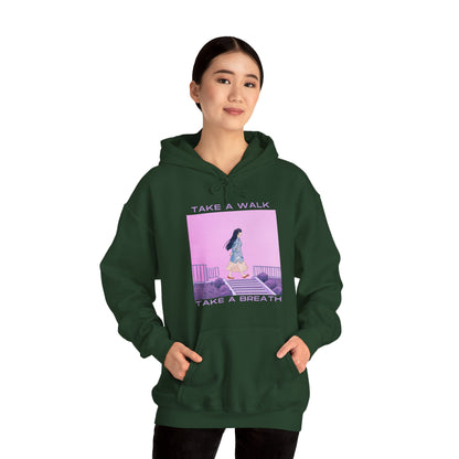 Take A Walk, Take A Breath Unisex Heavy Blend™ Hooded Sweatshirt