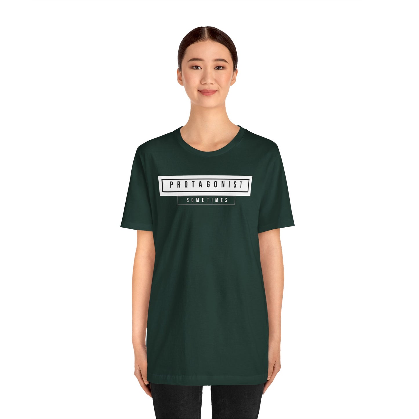 PROTAGONIST, sometimes Unisex Jersey Short Sleeve Tee