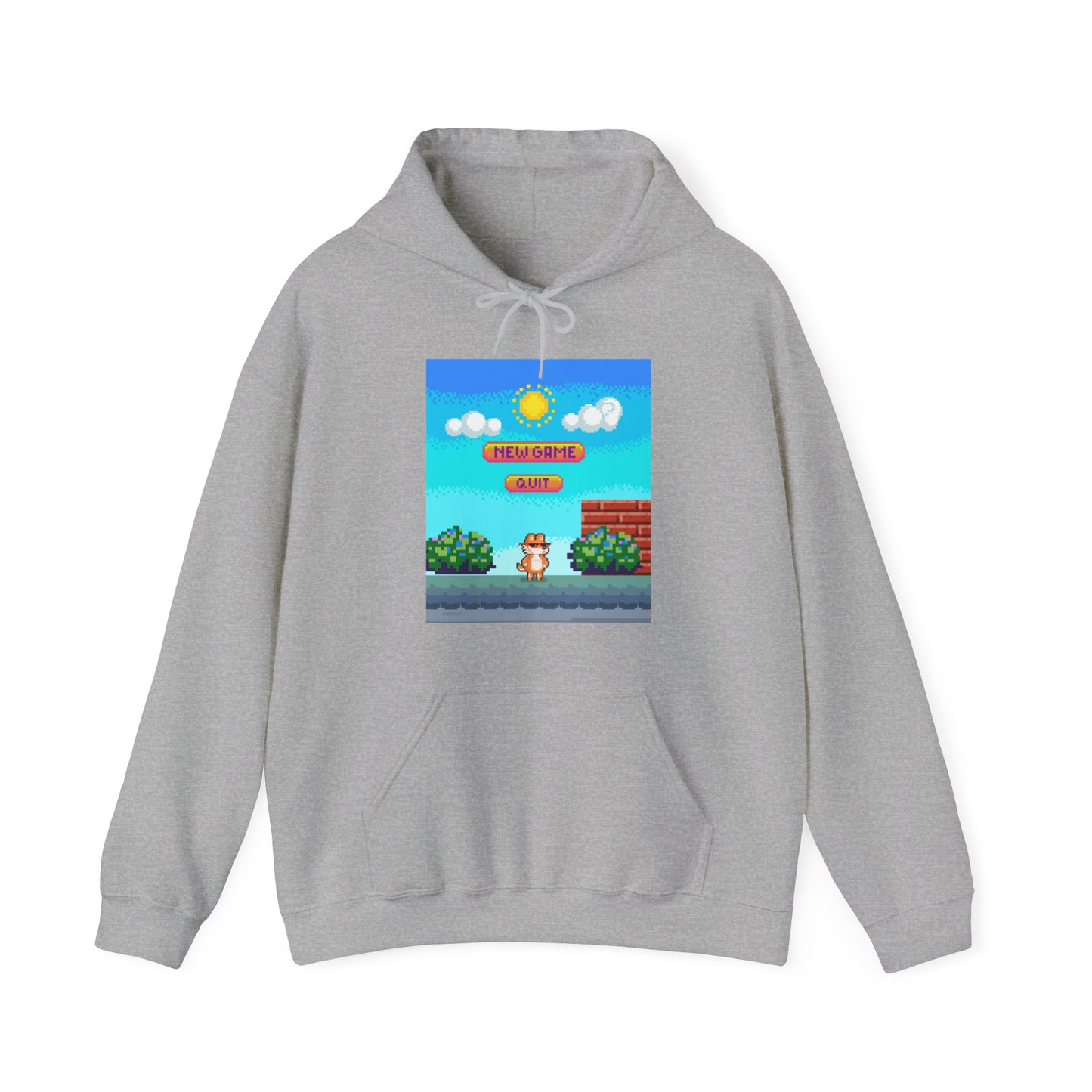 New Game? Quit? Unisex Heavy Blend™ Hooded Sweatshirt