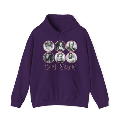 Girl Band - Famous Female Scientists Unisex Heavy Blend™ Hooded Sweatshirt