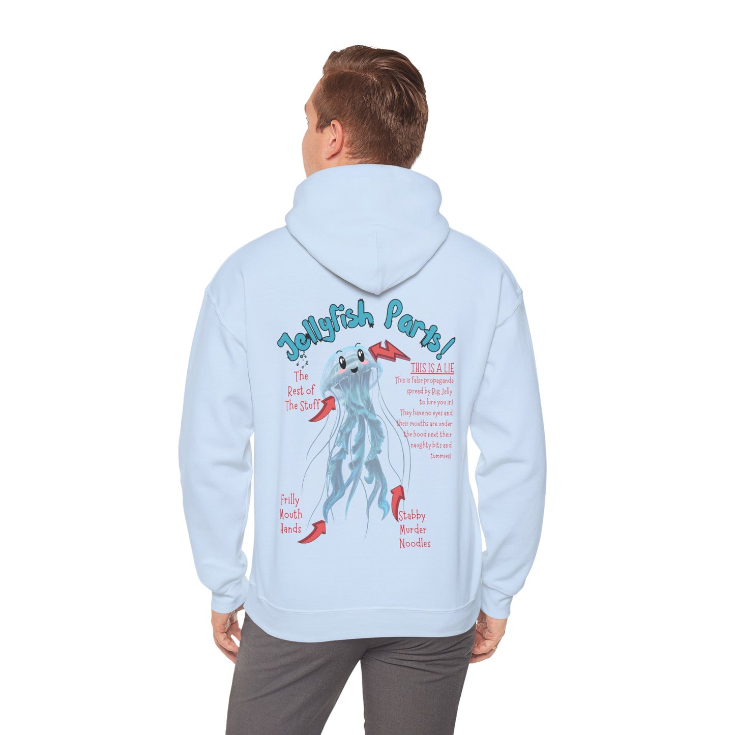 Jellyfish Parts Unisex Heavy Blend™ Hooded Sweatshirt