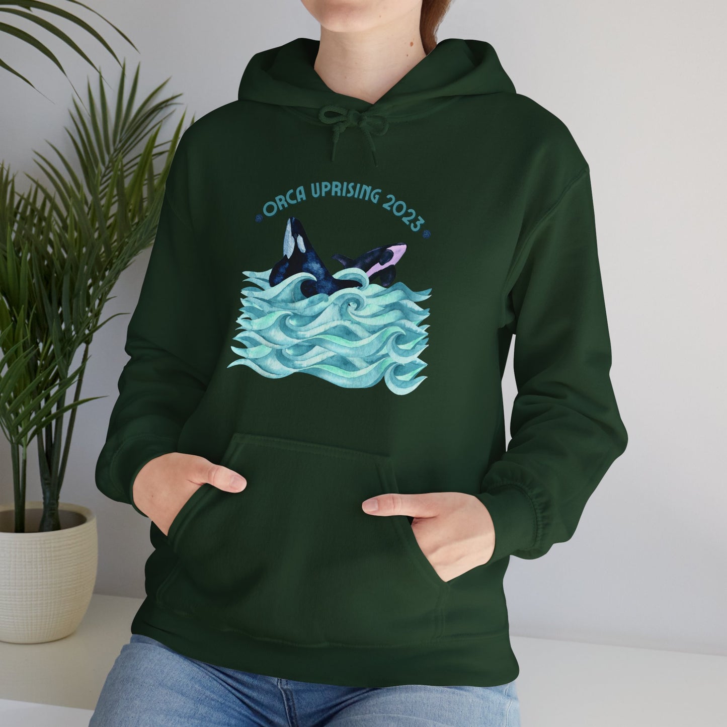 Orca Uprising Unisex Heavy Blend™ Hooded Sweatshirt