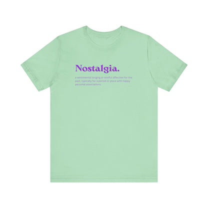 Nostalgia Unisex Jersey Short Sleeve Tee