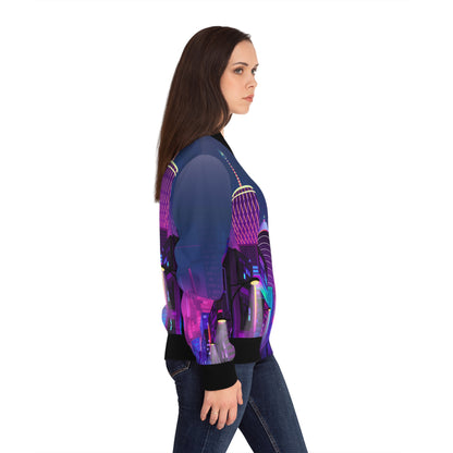 Neon City Women's Bomber Jacket