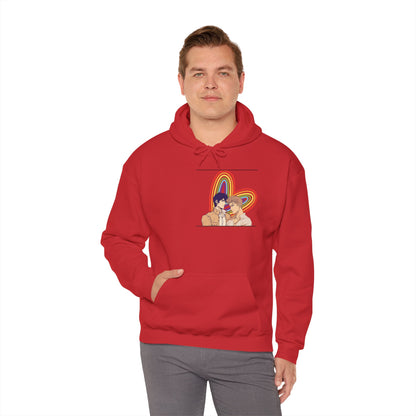 Anime Boy Love Pride Unisex Heavy Blend™ Hooded Sweatshirt