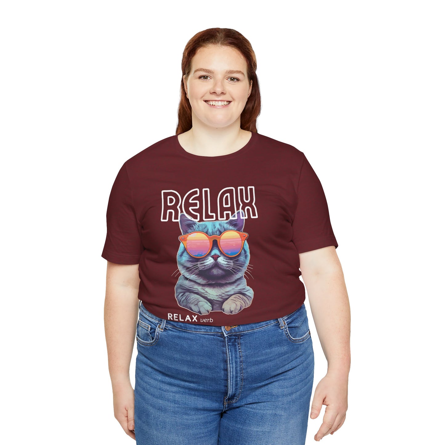 Kitty Says Relax Unisex Jersey Short Sleeve Tee