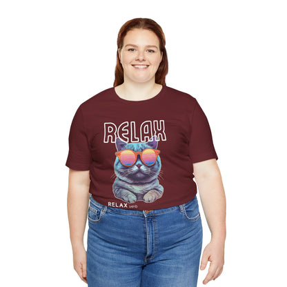 Kitty Says Relax Unisex Jersey Short Sleeve Tee