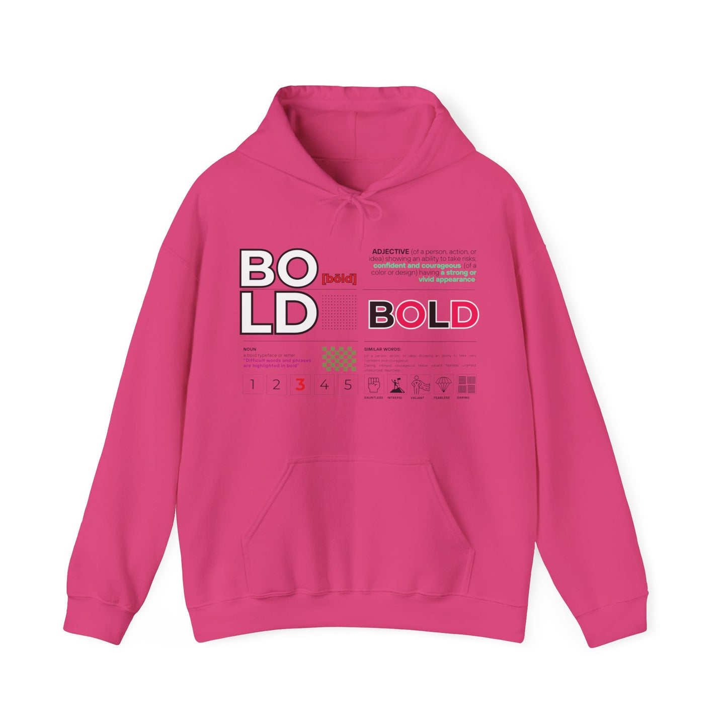 Bold Unisex Heavy Blend™ Hooded Sweatshirt