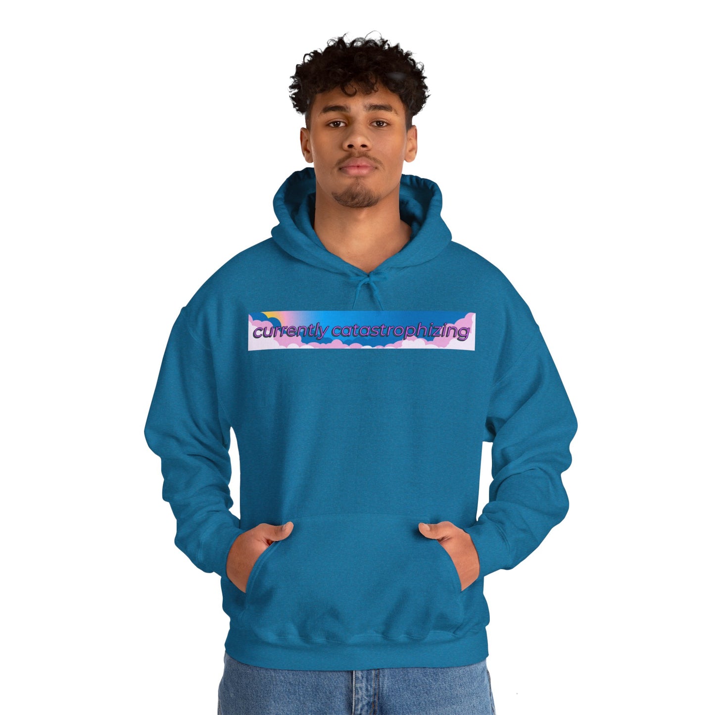 Currently Catastrophizing Unisex Heavy Blend™ Hooded Sweatshirt