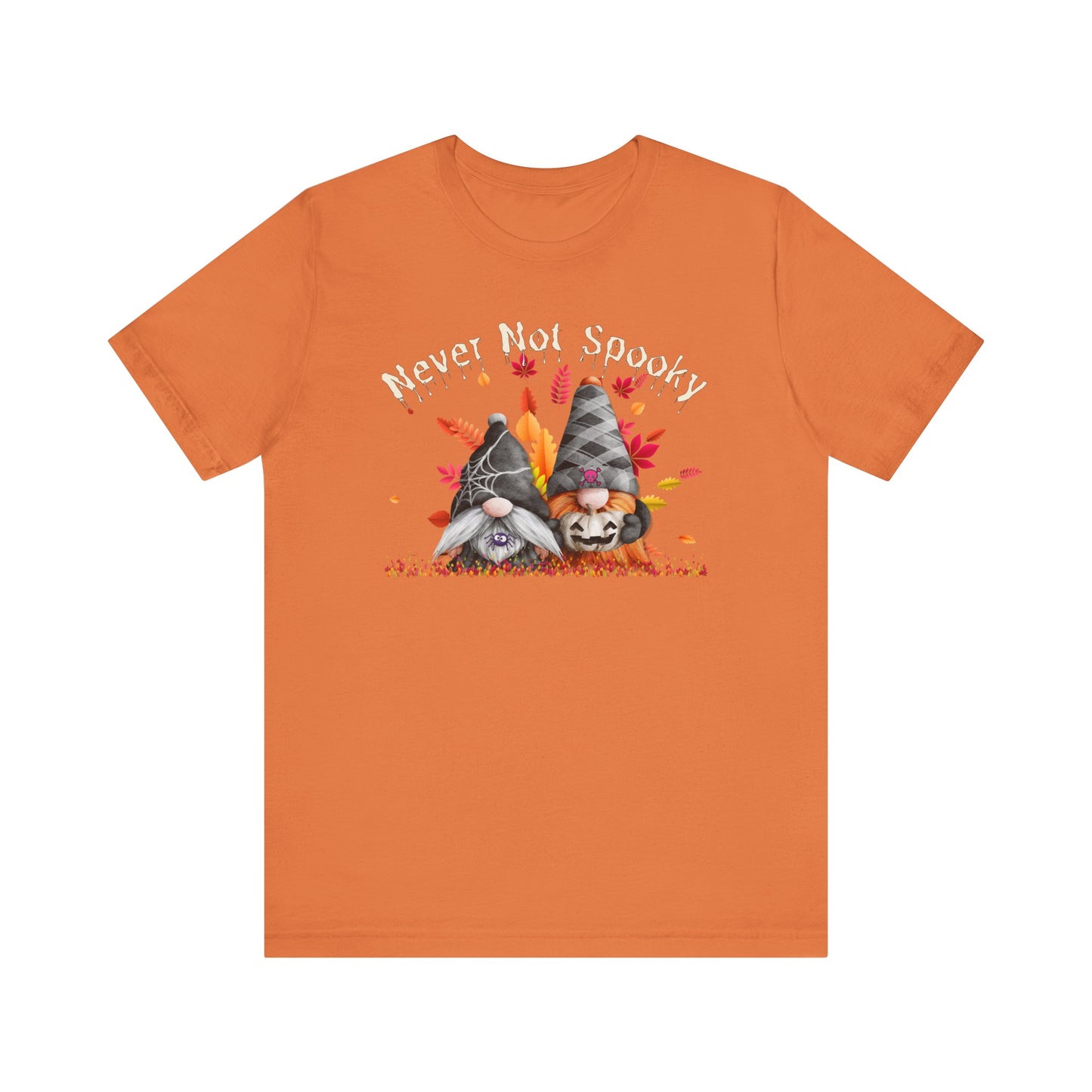 Never Not Spooky Gnomes Unisex Jersey Short Sleeve Tee