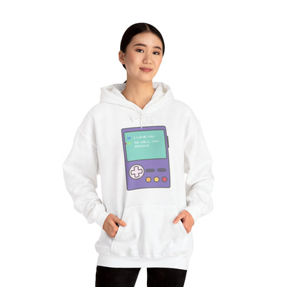 1P" I Love you", 2P "As Well You Should" Unisex Heavy Blend™ Hooded Sweatshirt