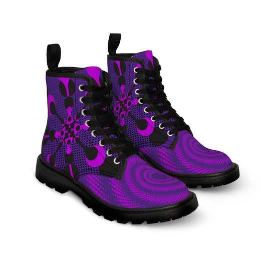 Atomic Half Tones Women's Canvas Boots