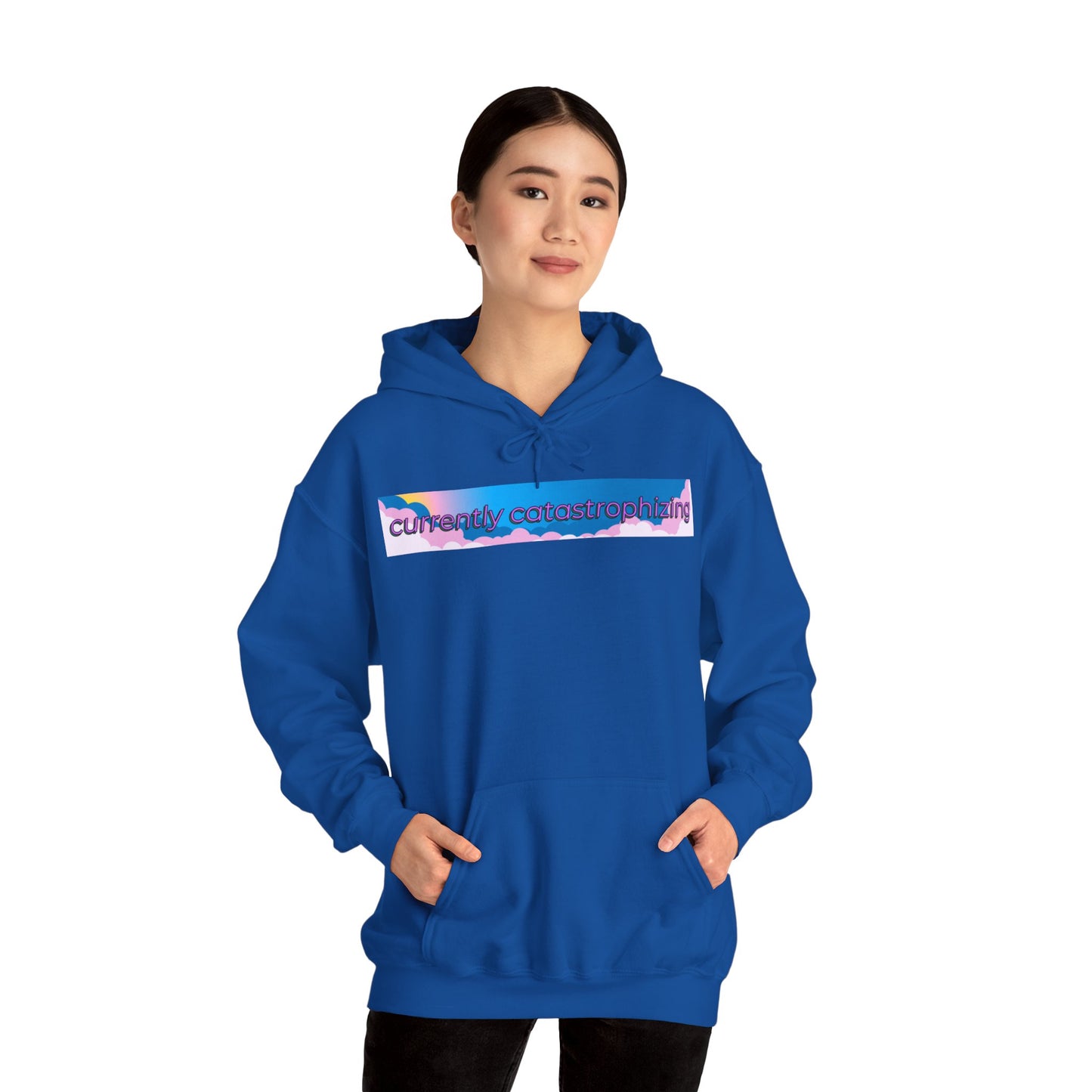 Currently Catastrophizing Unisex Heavy Blend™ Hooded Sweatshirt