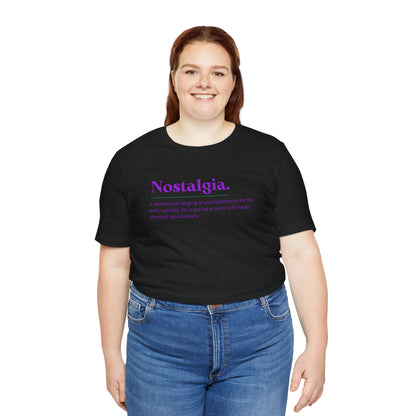 Nostalgia Unisex Jersey Short Sleeve Tee