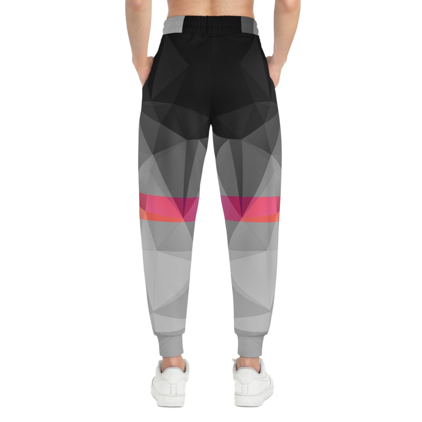 Polygon Contrast Athletic Joggers (AOP)