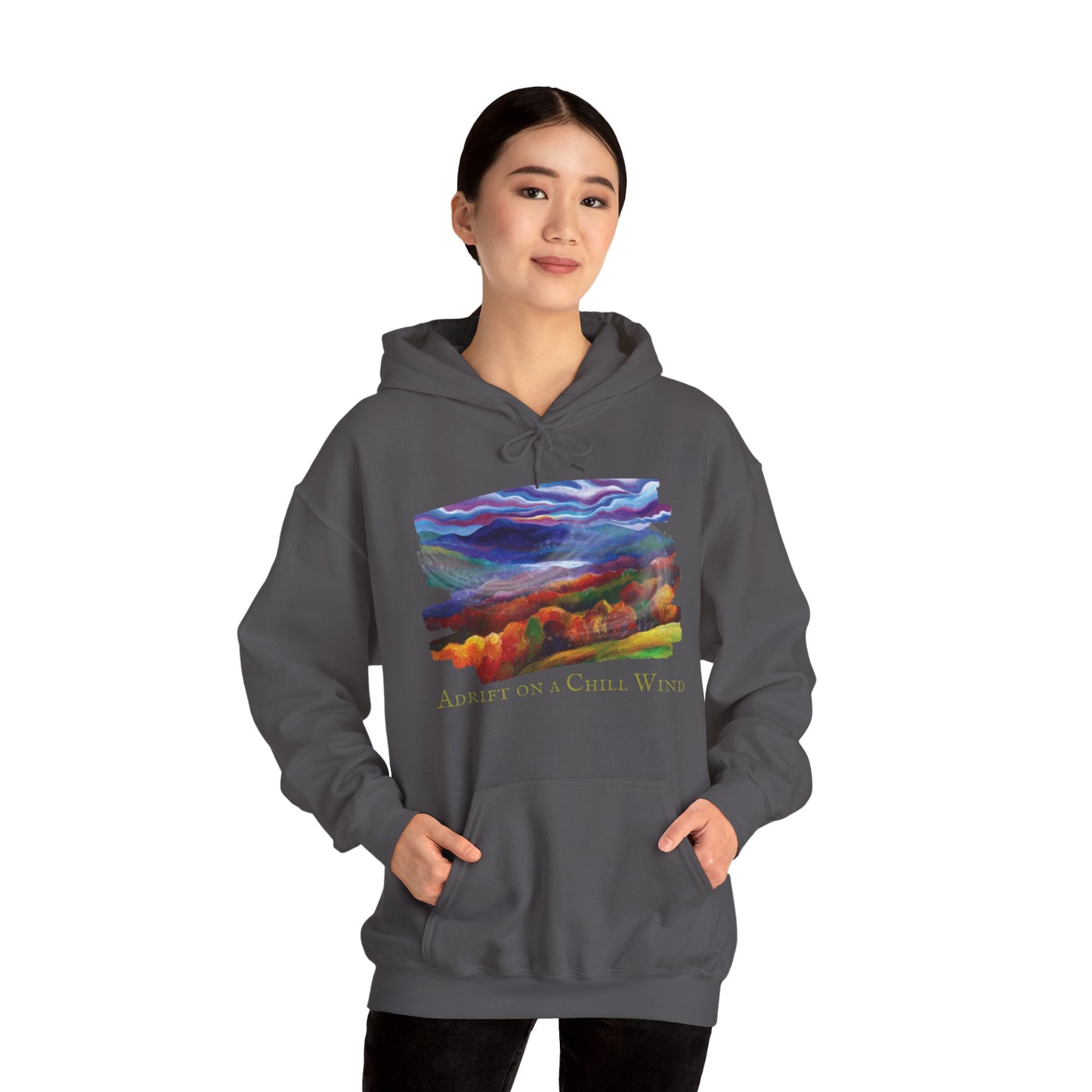 Adrift On A Chill Wind Unisex Heavy Blend™ Hooded Sweatshirt