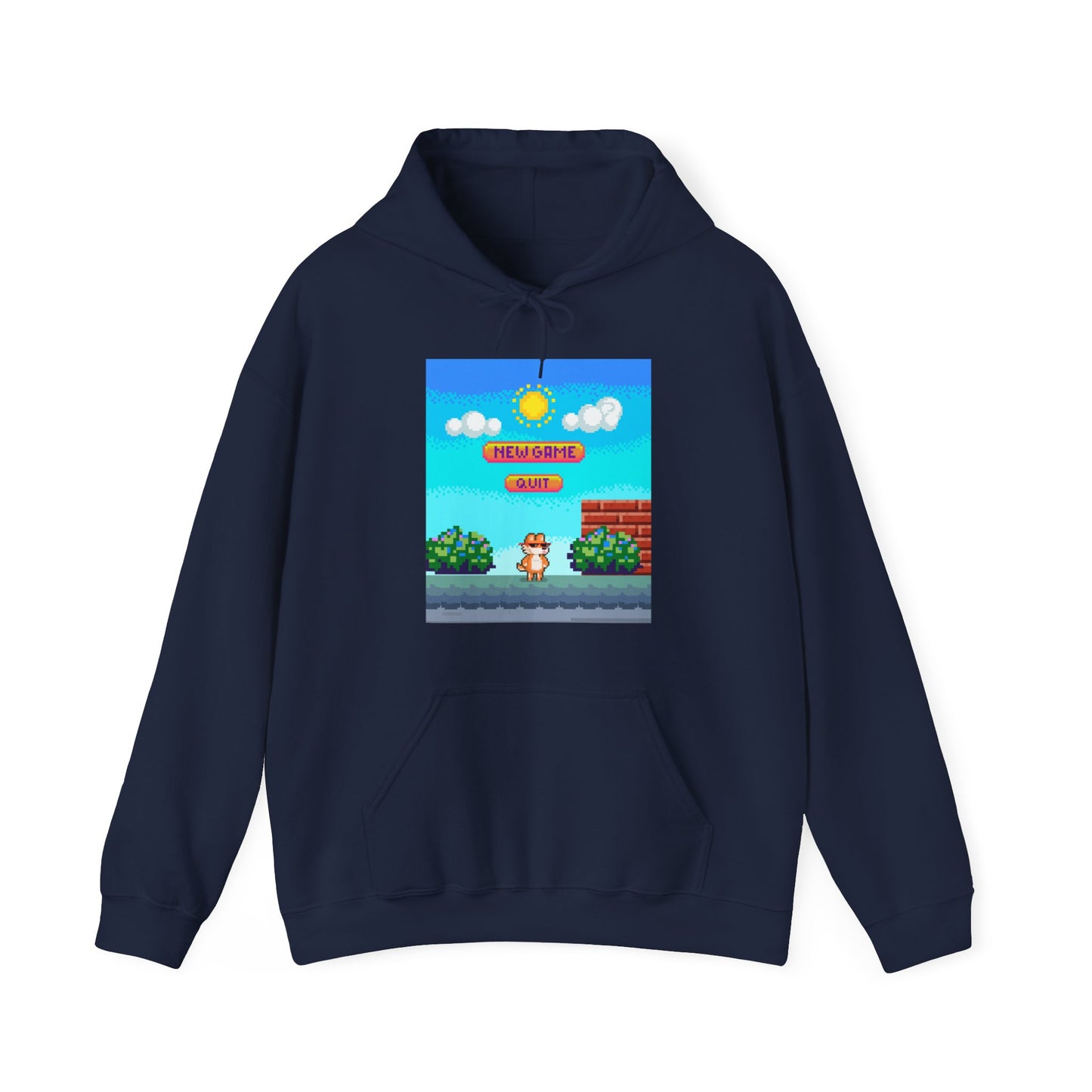 New Game? Quit? Unisex Heavy Blend™ Hooded Sweatshirt