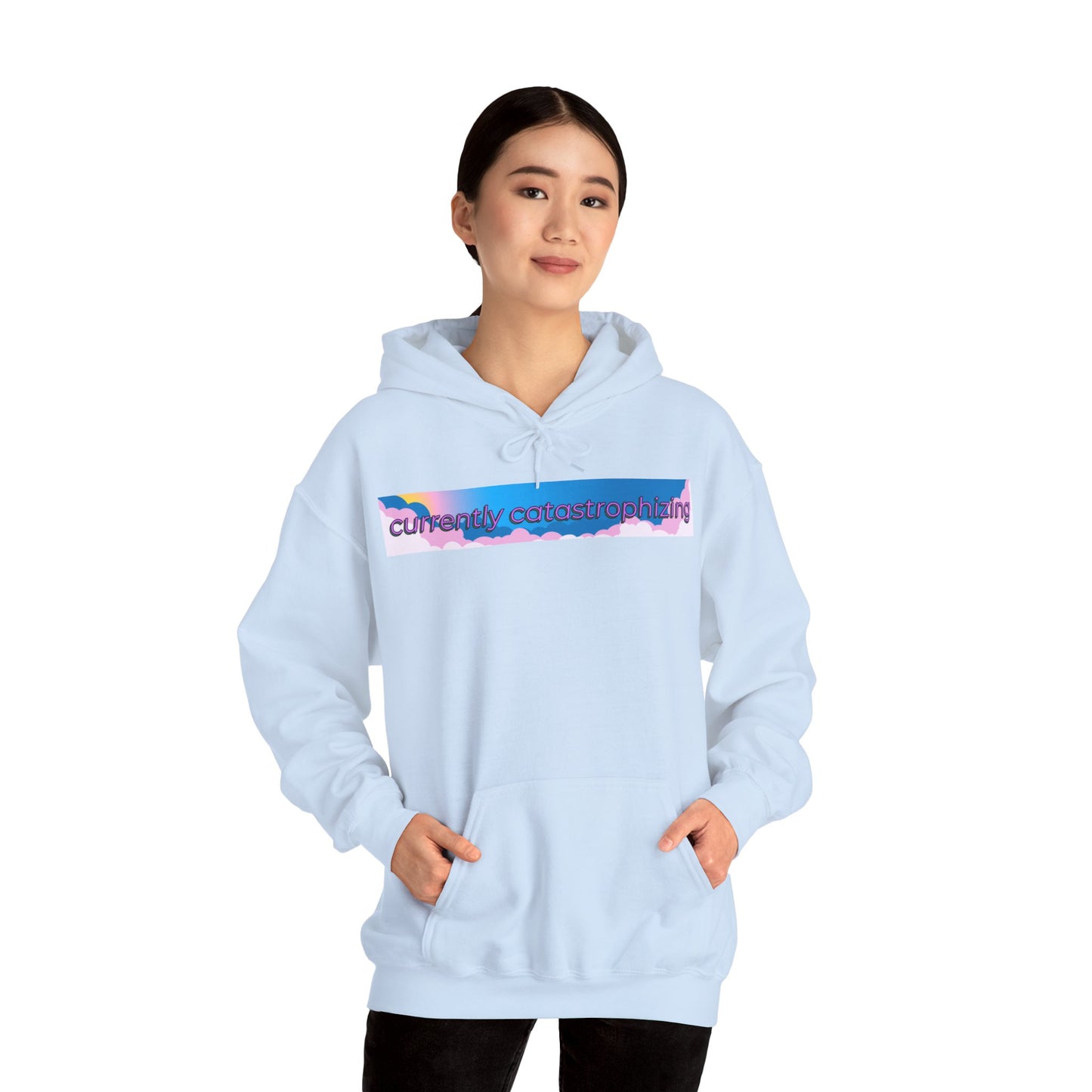 Currently Catastrophizing Unisex Heavy Blend™ Hooded Sweatshirt