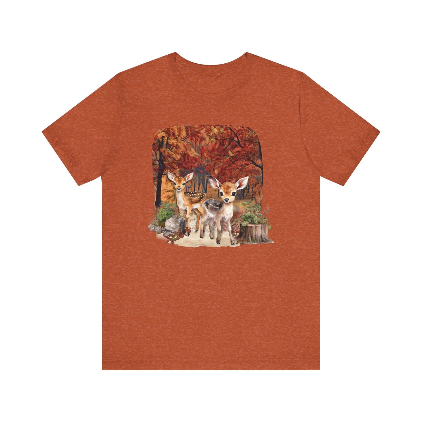 Autumn Fawns Unisex Jersey Short Sleeve Tee