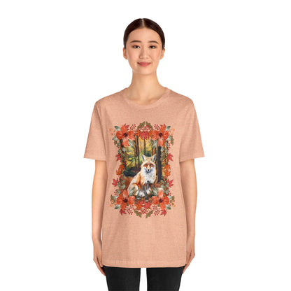 Autumn Fox Unisex Jersey Short Sleeve Tee