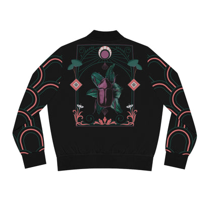 Nouveau Beetle Women's Bomber Jacket (AOP)